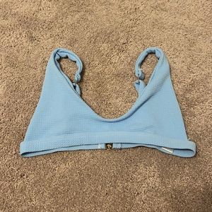 Shein light blue bikini top